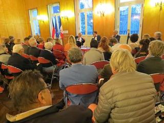 Conférence à Fontainebleau.