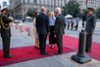 Přivítání v paláci La Moneda / Recibimiento en el palacio La Moneda