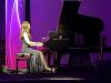 Pianist Katelyn Bouska performing at the Kennedy Center in Studio K.
