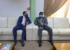 With Burkinabe Minsiter of Defence
