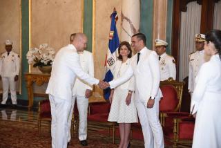 Presentación de cartas credenciales del Embajador de la República Checa Petr Kaván en la República Dominicana