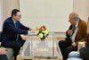 Minister Lipavský Presented the Gratias Agit Award to Adam Michnik 