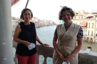 Ambasciatore e la rettrice dell´Universita´Ca Foscari