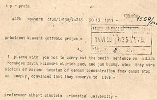 Milada Horáková, oběť justiční vraždy komunistických politických procesů, + 27.6.1950