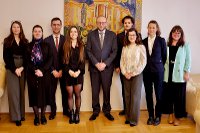 „Zukünftige Diplomaten besuchten die tschechische Botschaft in Wien“