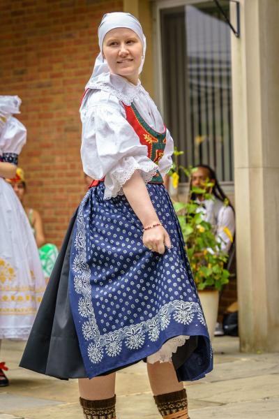 Traditional costume of the Czech Republic. Every region has its folk attire