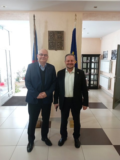 Pracovní schůzka na Velvyslanectví České republiky v Minsku