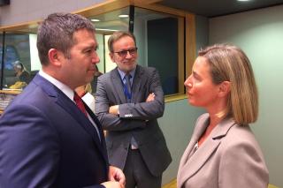 ministr Hamáček s vysokou představitelkou pro zahraniční věci Mogherini