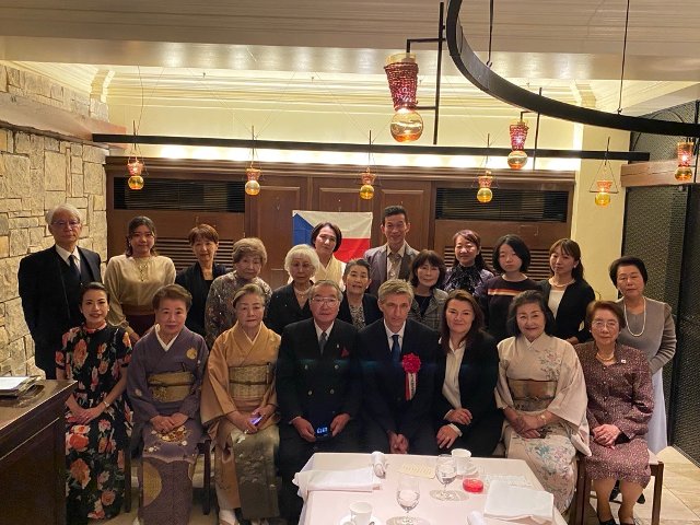 Meeting with the Japan-Czech Friendship Society in Fukuoka 