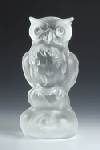 "Owl" - a glass piece from the traditional glass-producing company HALAMA GLASS