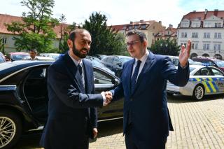 Minister Lipavský discussed South Caucasus regional security with the Armenian Minister of Foreign Affairs
