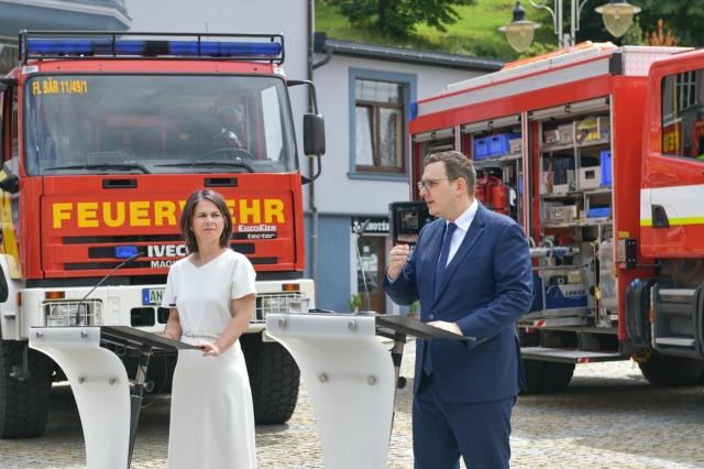 Ministr Lipavský a německá ministryně Baerbock.