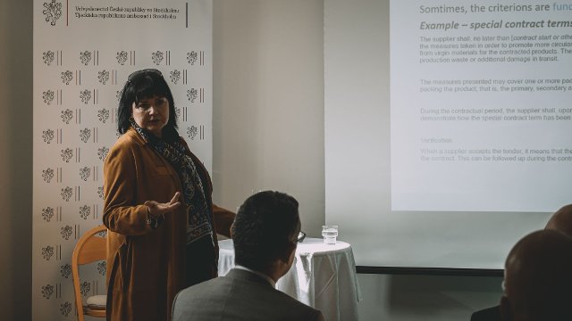 Talk of Honorary Consul Kateřina Strömsholm