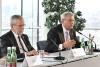 Prezident Rakouska Alexander Van der Bellen a prezident Hospodářské komory ČR Vladimír Dlouhý