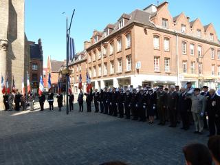 Ceremonie v Dunkerque.