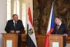 Tisková konference s ministrem zahraničí Egypta Sámehem Šukrím