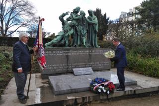 Le Ministre au mémorial des légionnaires tchécoslovaques 