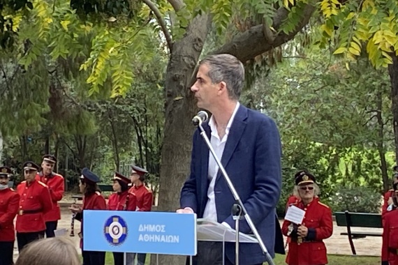 Primátor města Athén Kostas Bakoyannis