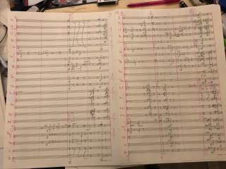 Illustration 4: the final full orchestral score for the same passage.