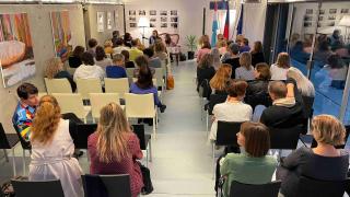 Lecture d'Alena Mornštajnová au Luxembourg