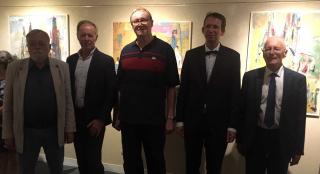 M. l´Ambassadeur Petr Drulák avec les artistes