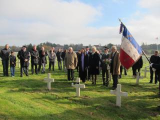 La Targette, francouzský vojenský hřbitov, 11. listopadu 2014.