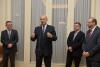 Číše vína s novými velvyslanci dne 27. ledna 2016