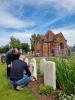 Ceremony at Dumfries St Andrew’s Cemetery 