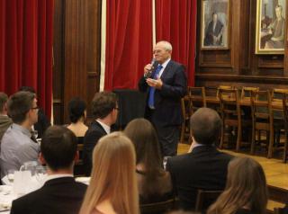 Keynote speaker of the event, Mr. Milan Kňažko