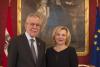 Spolkový prezident Van der Bellen s velvyslankyní Červenkovou