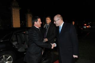 Předseda vlády Francie Manuel Valls na návštěvě České republiky.