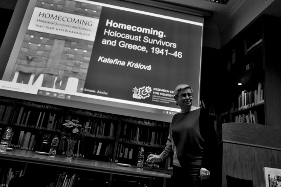 Kateřina Králová – prezentace knihy HOMECOMING v Athénách