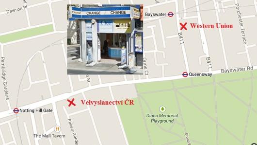 Western Union v ulici Queensway