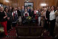 Presidente Petr Pavel reunido con compatriotas en Chile