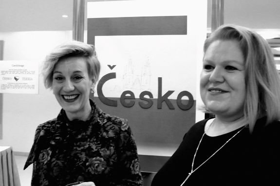 Předsedkyně České asociace Lenka Kanellia a místopředsedkyně Alexandra Palioura