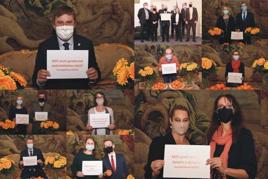 Together to combat violence against women. The Ministry of Foreign Affairs joins "Orange the World!"