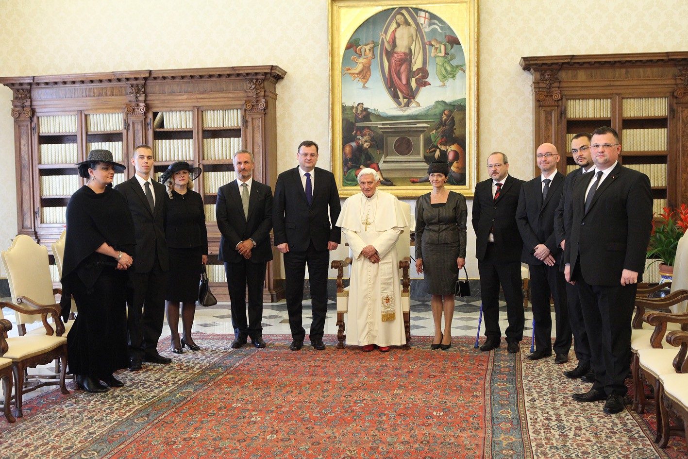 přijetí delegace ČR u Jeho Svatosti