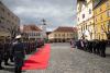 Slavnostní ceremoniál na Mírovém náměstí v Trenčíně