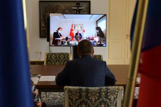 Videoconference of the V4 Ministers and Turkey.