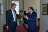 Meeting of the Secretary General of the Central European Initiative F. Dal Mas with State Secretary of the Ministry of Foreign Affairs R. Rubeš