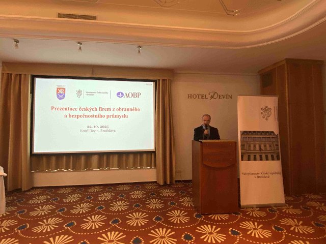 Prezentace českého obranného a bezpečnostního průmyslu v Bratislavě