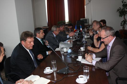 MP Zavadil in Romanian Parliament