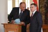Ministr Zaorálek s ministrem zahraničí Egypta Sámehem Šukrím po tiskové konferenci