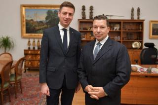 Státní tajemník Stašek jednal s kancléřem MZV Litevské republiky