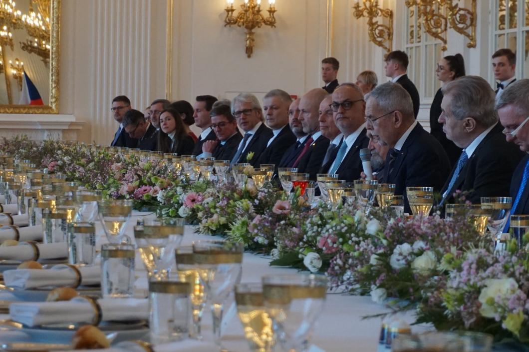 Rakouský prezident Alexander van der Bellen na státní návštěvě Prahy