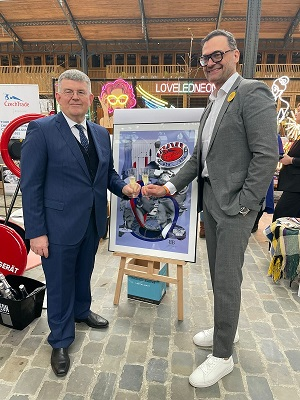 Czech Ambassador attended Brussels Design Market
