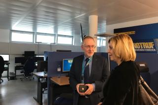 Botschafterin Červenková und Siegried Weinert