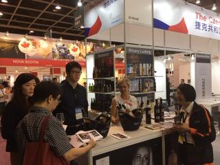 VIP delegation with Financial Secretary Paul Chan at Czech exposition
