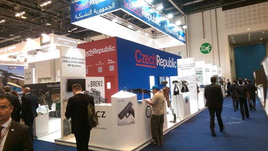 Národní stánek České republiky na veletrhu IDEX 2017 