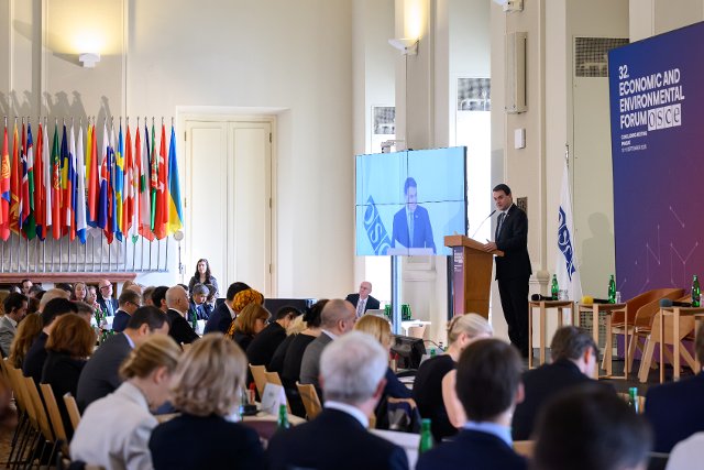 Macinka Opens OSCE Forum on Technology and Security